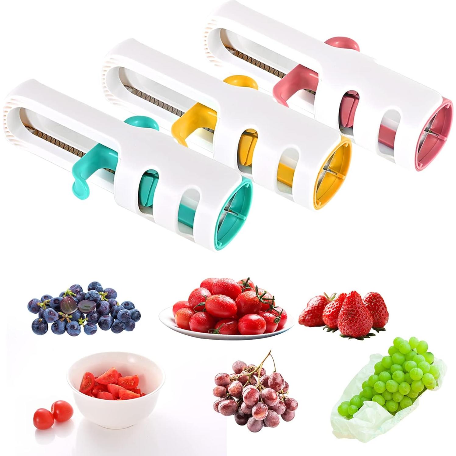 Cortador de Uvas HERLLY Manual con Cuchillas de Acero Inoxidable