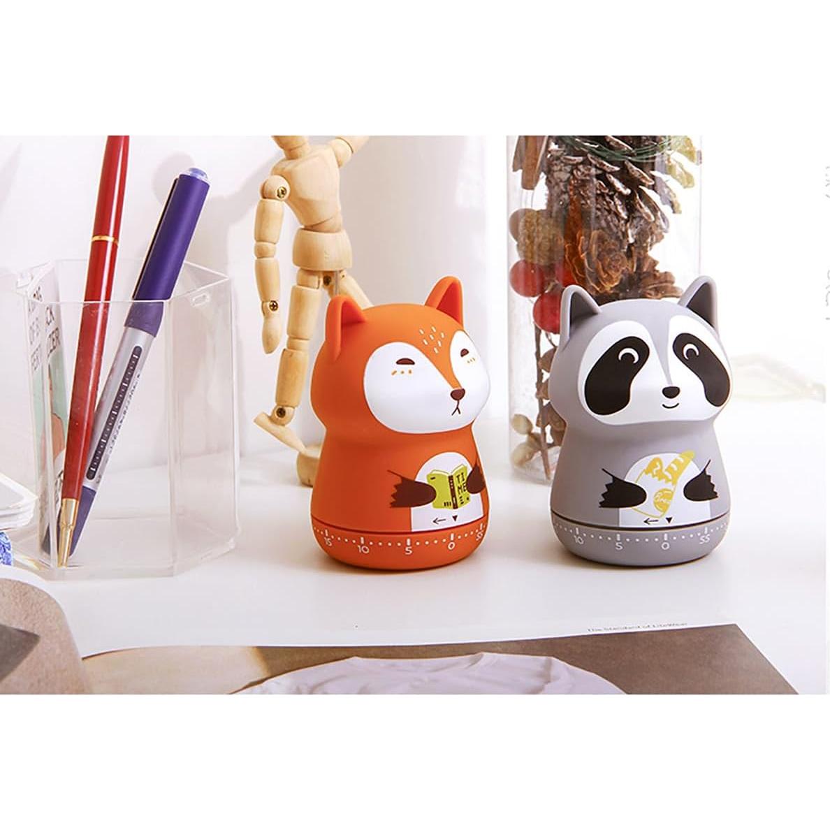 Temporizador de Cocina Mecánico WEUPTOK Zorro 60 Minutos