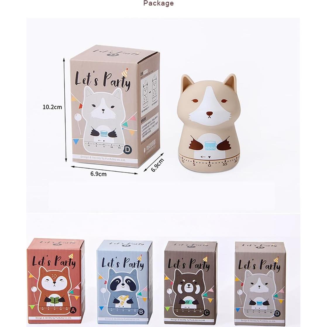 Temporizador de Cocina Mecánico WEUPTOK Zorro 60 Minutos