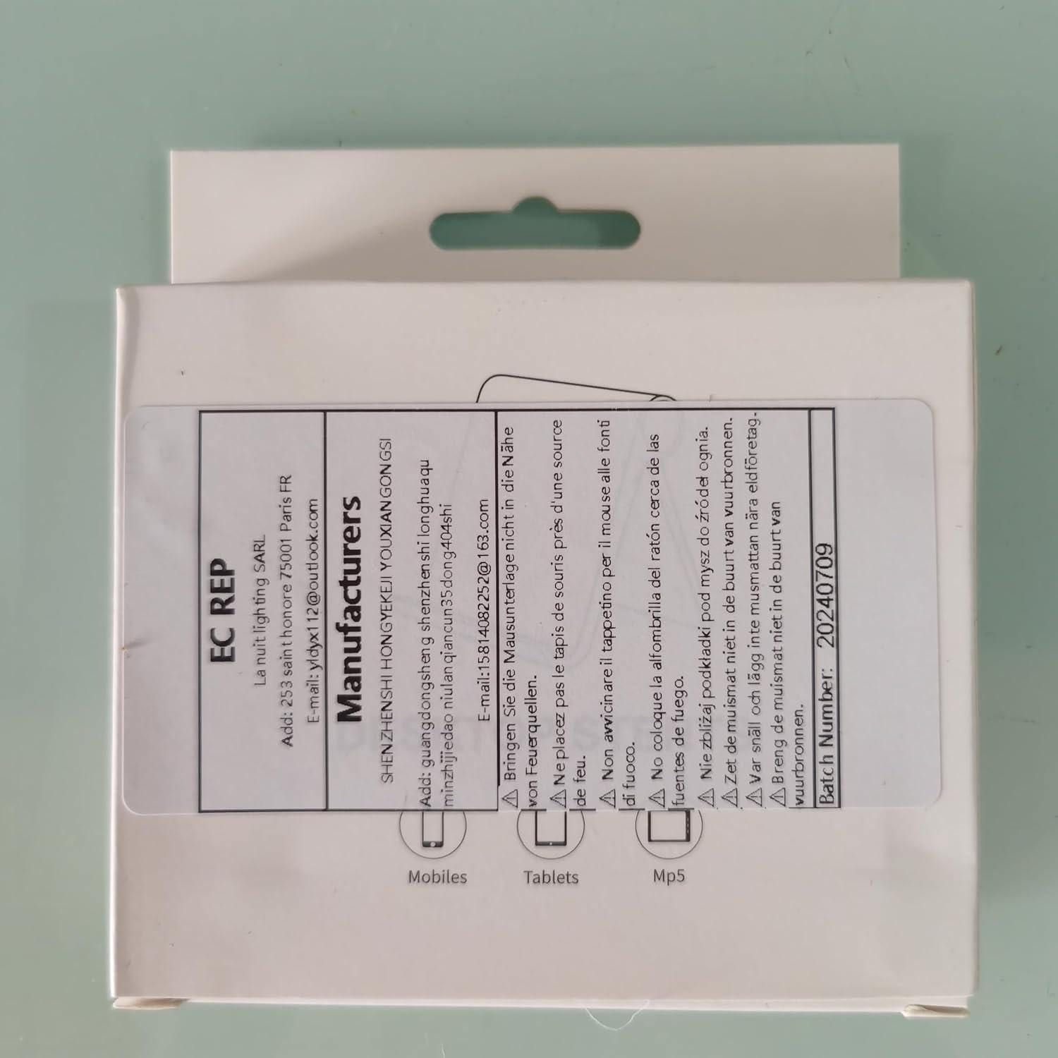 Soporte para Teléfono Móvil HIHUHEN Plegable Ajustable Negro