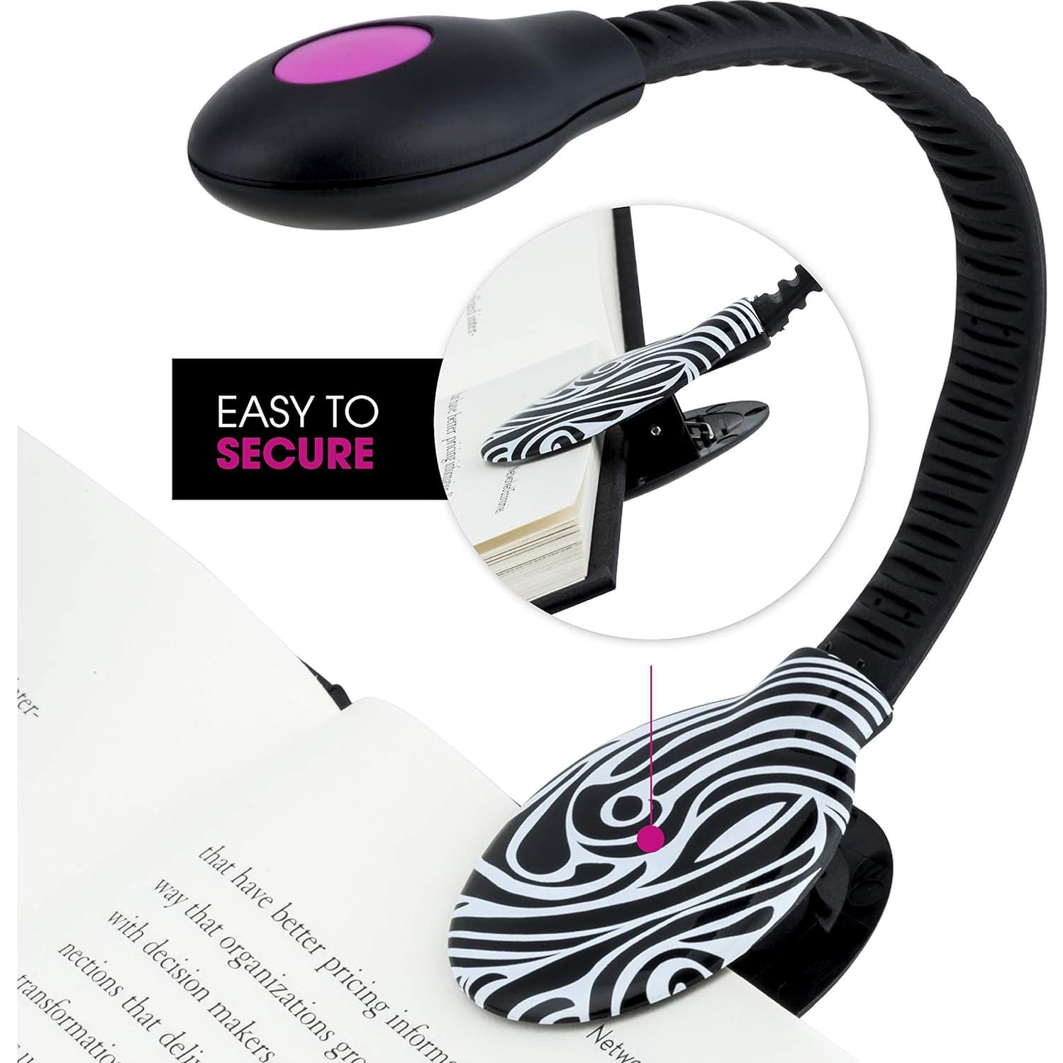 Luz de Libro Recargable WITHit French Bull Mármol Negro