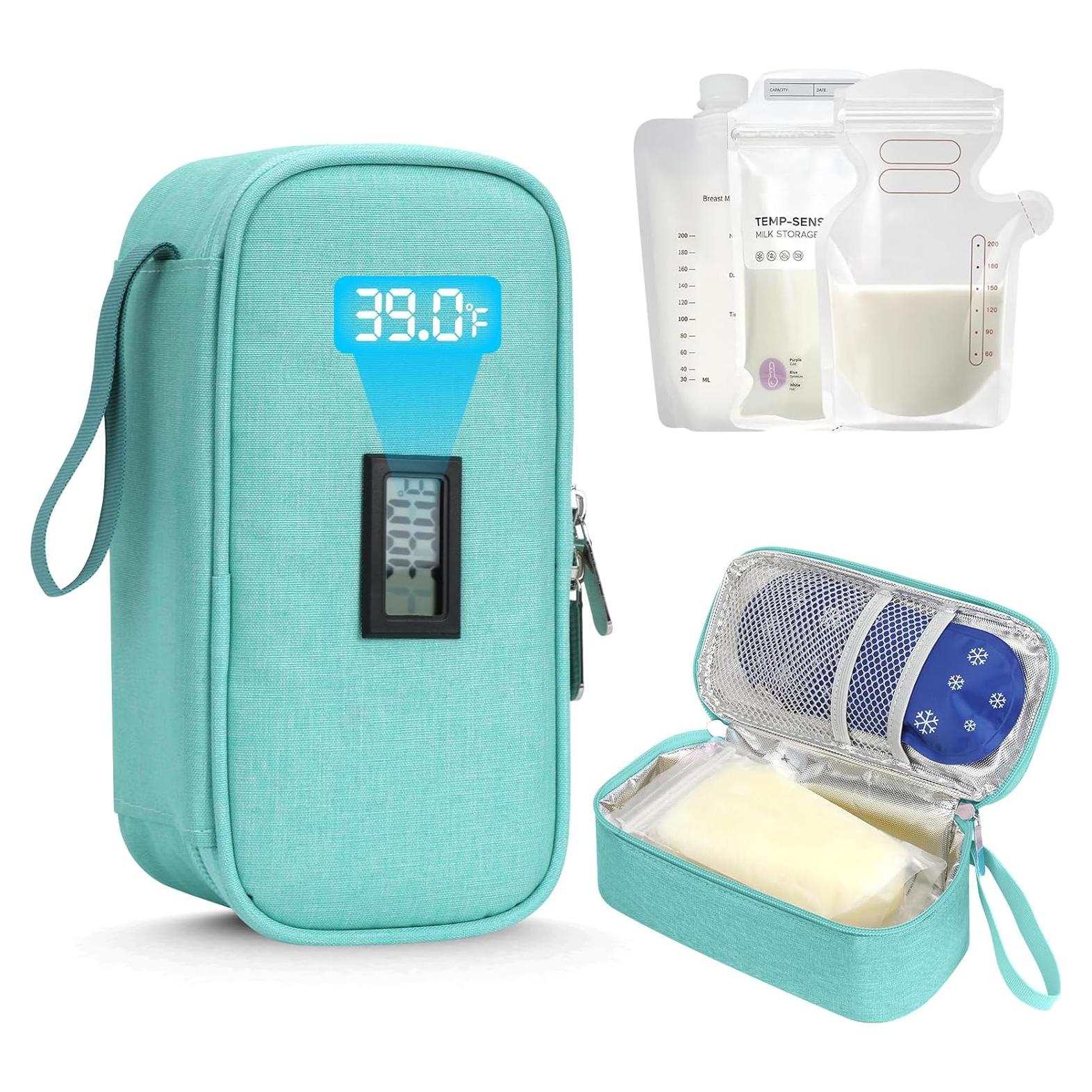 Bolsa de Viaje para Leche Materna YOUSHARES con Termómetro Digital