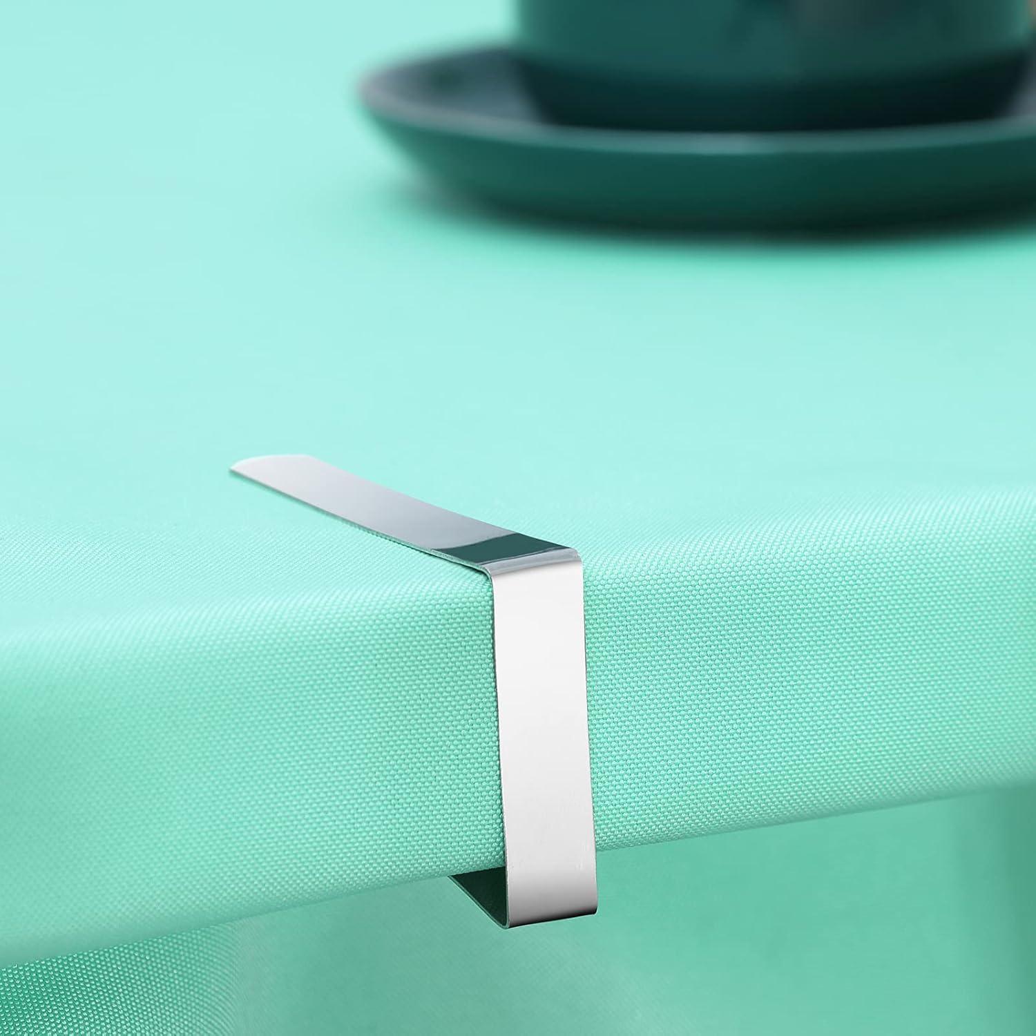 Paquete de 12 Clips para Manteles Ponure - Acero Inoxidable