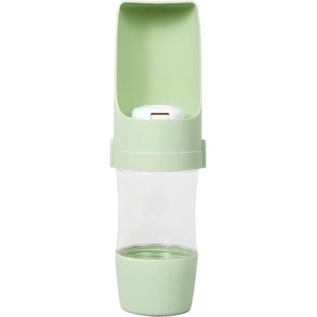 Botella de Agua para Perros Pequeños - Verde, Portátil y Ligera