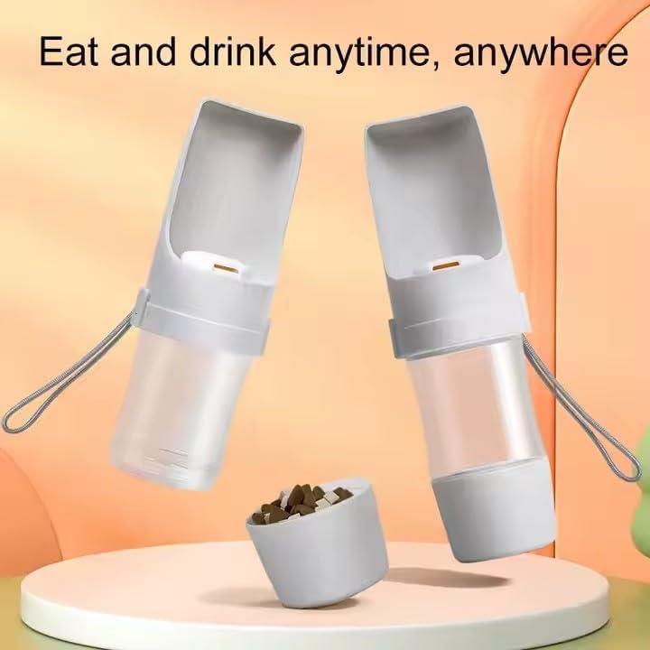 Botella de Agua para Perros Pequeños - Verde, Portátil y Ligera