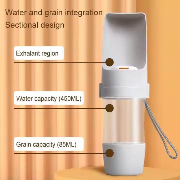 Botella de Agua para Perros Pequeños - Verde, Portátil y Ligera