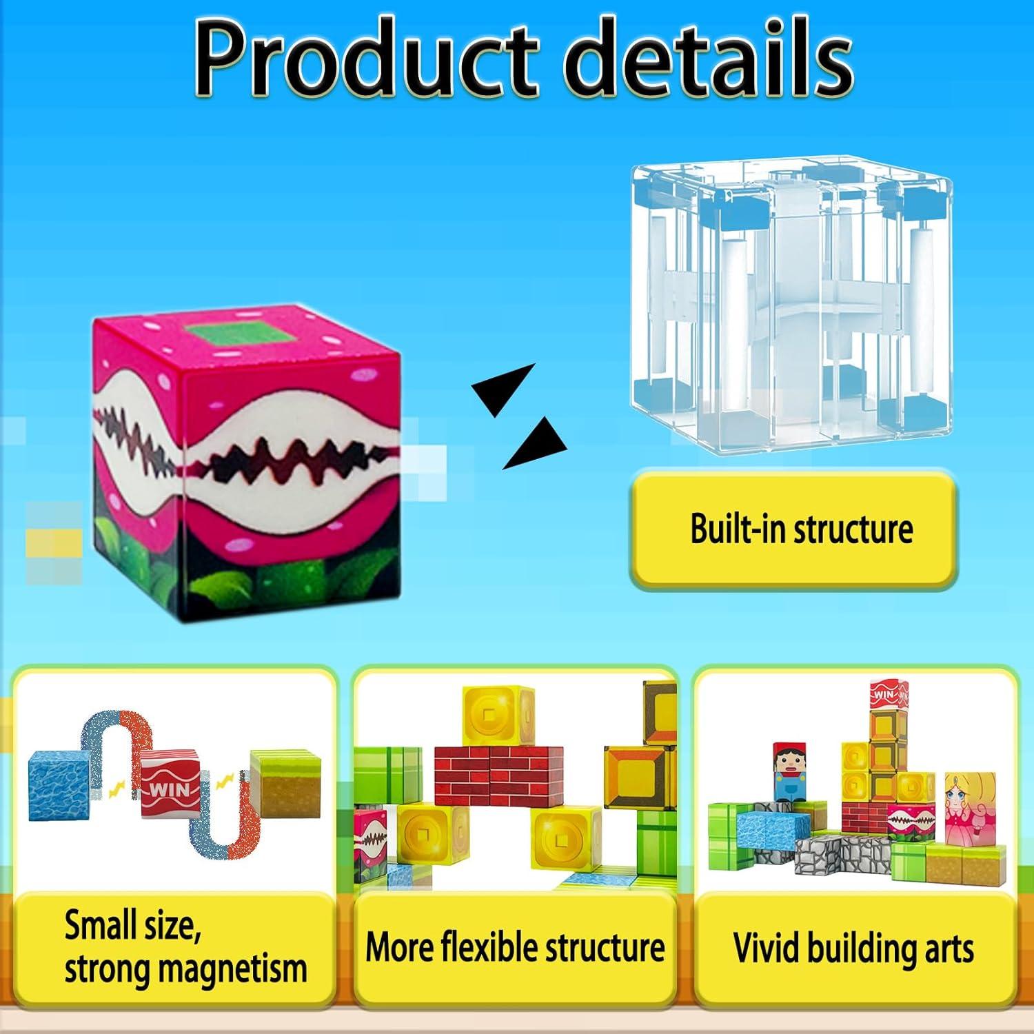Bloques Magnéticos de Viaje Yongkang 35 Piezas para Niños