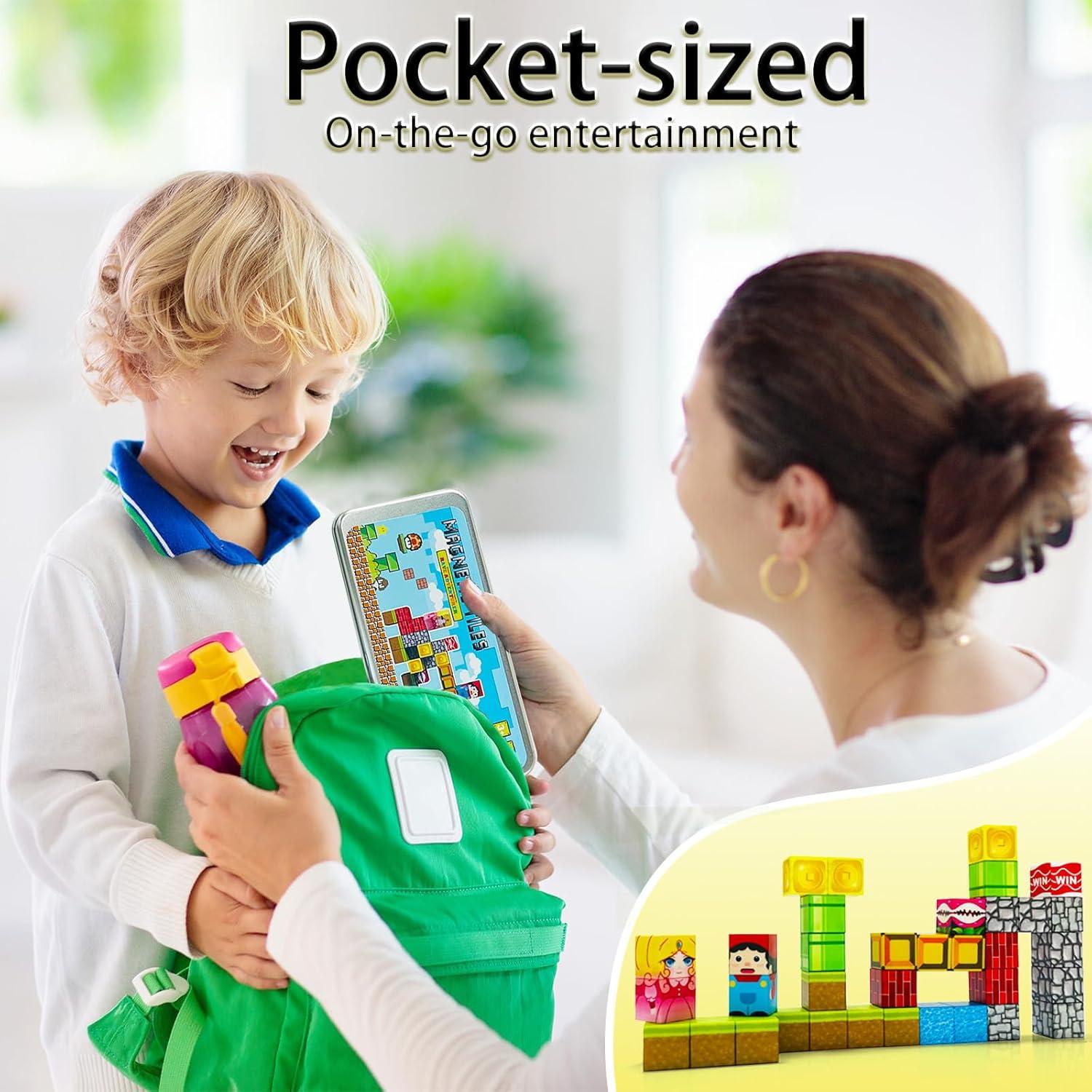 Bloques Magnéticos de Viaje Yongkang 35 Piezas para Niños