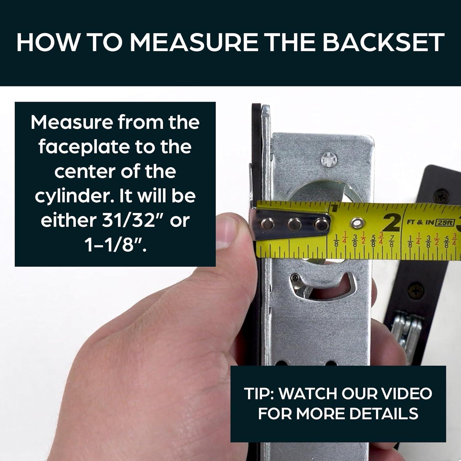 Cerrojo de Gancho de Mortaja Summit DOORWARE - Aluminio 28.58 mm