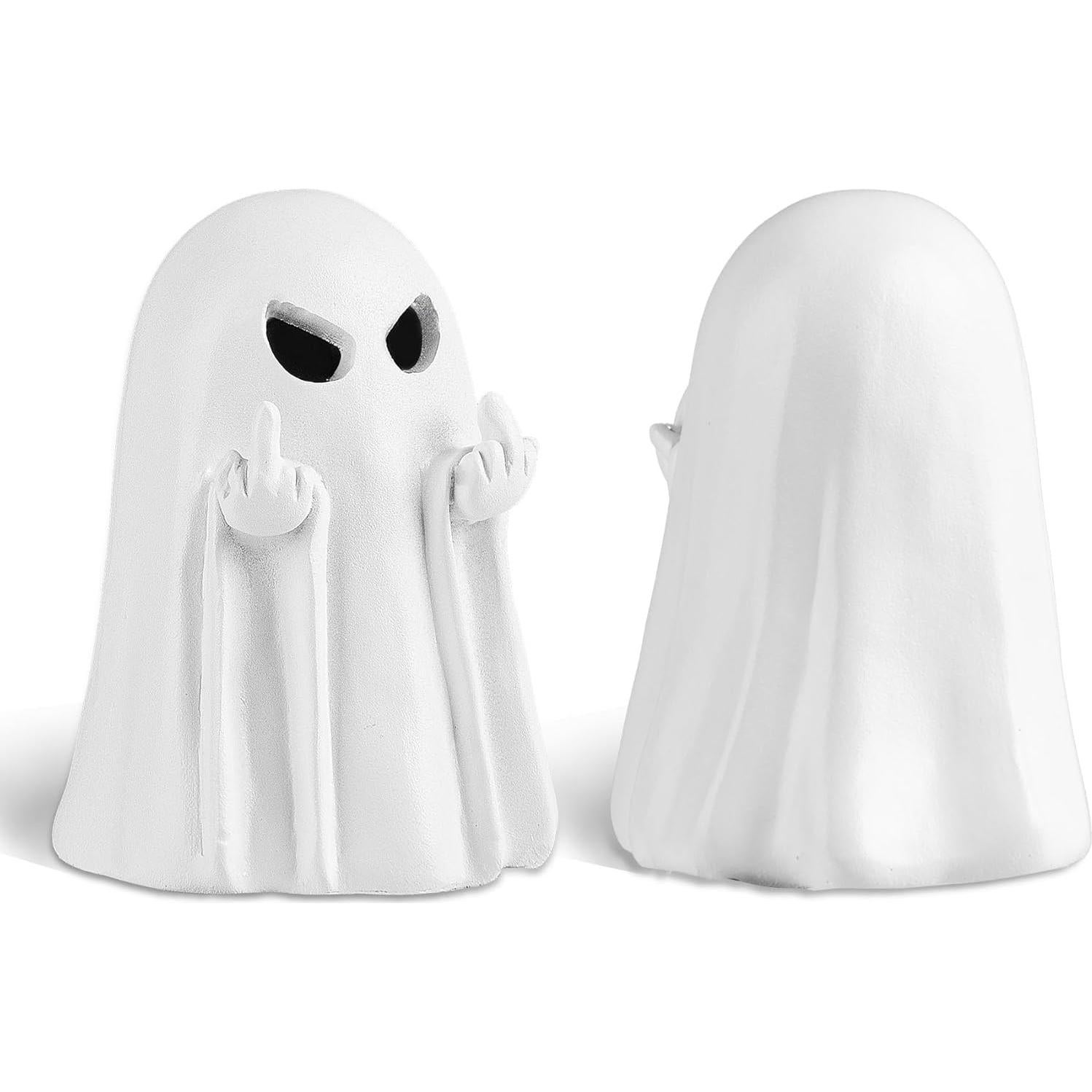 Figurita Fantasma Iluminada UNDWXFS 8.6 cm Decoración Halloween