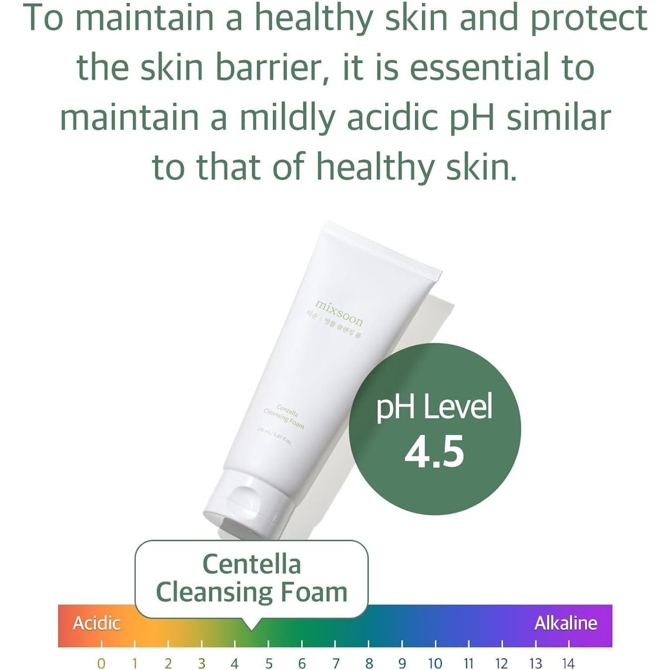 Espuma Limpiadora Mixsoon Centella 150ml - Piel Sensible