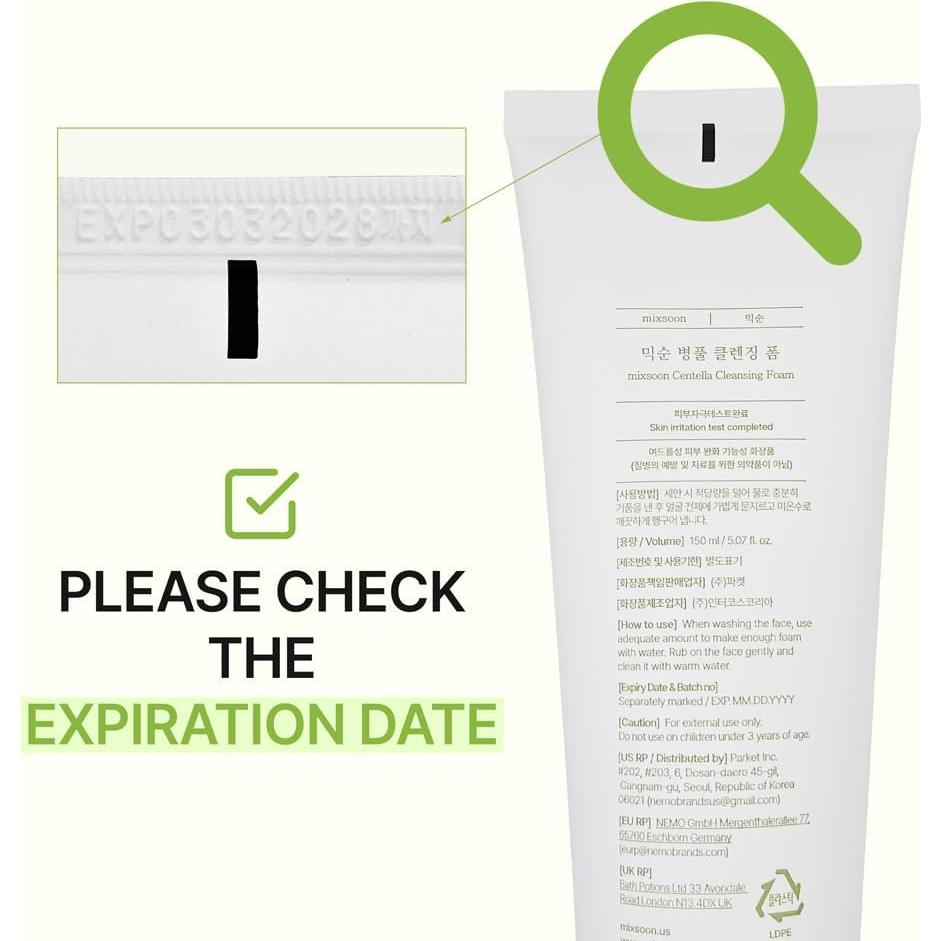 Espuma Limpiadora Mixsoon Centella 150ml - Piel Sensible