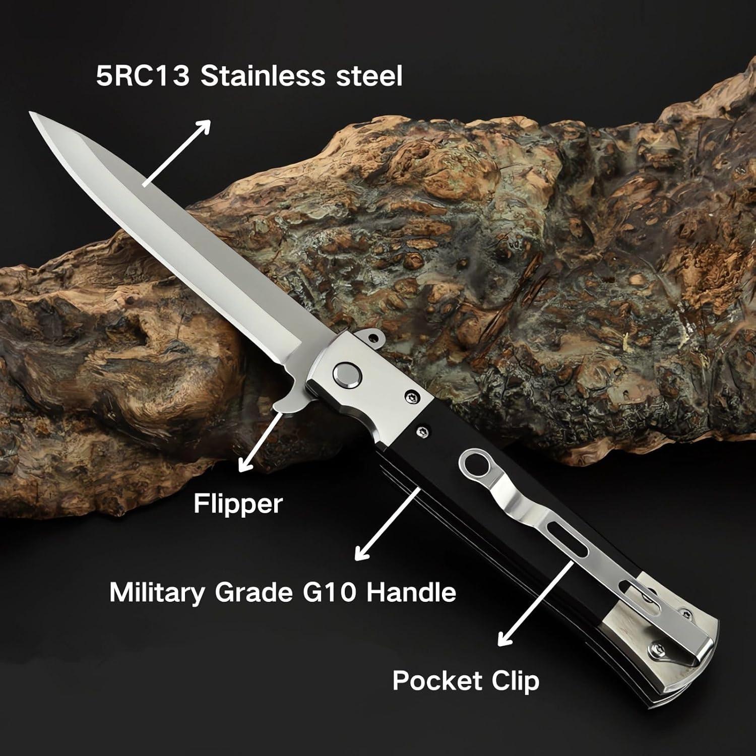 Cuchillo de bolsillo CHJIANAO 9cm acero inoxidable EDC