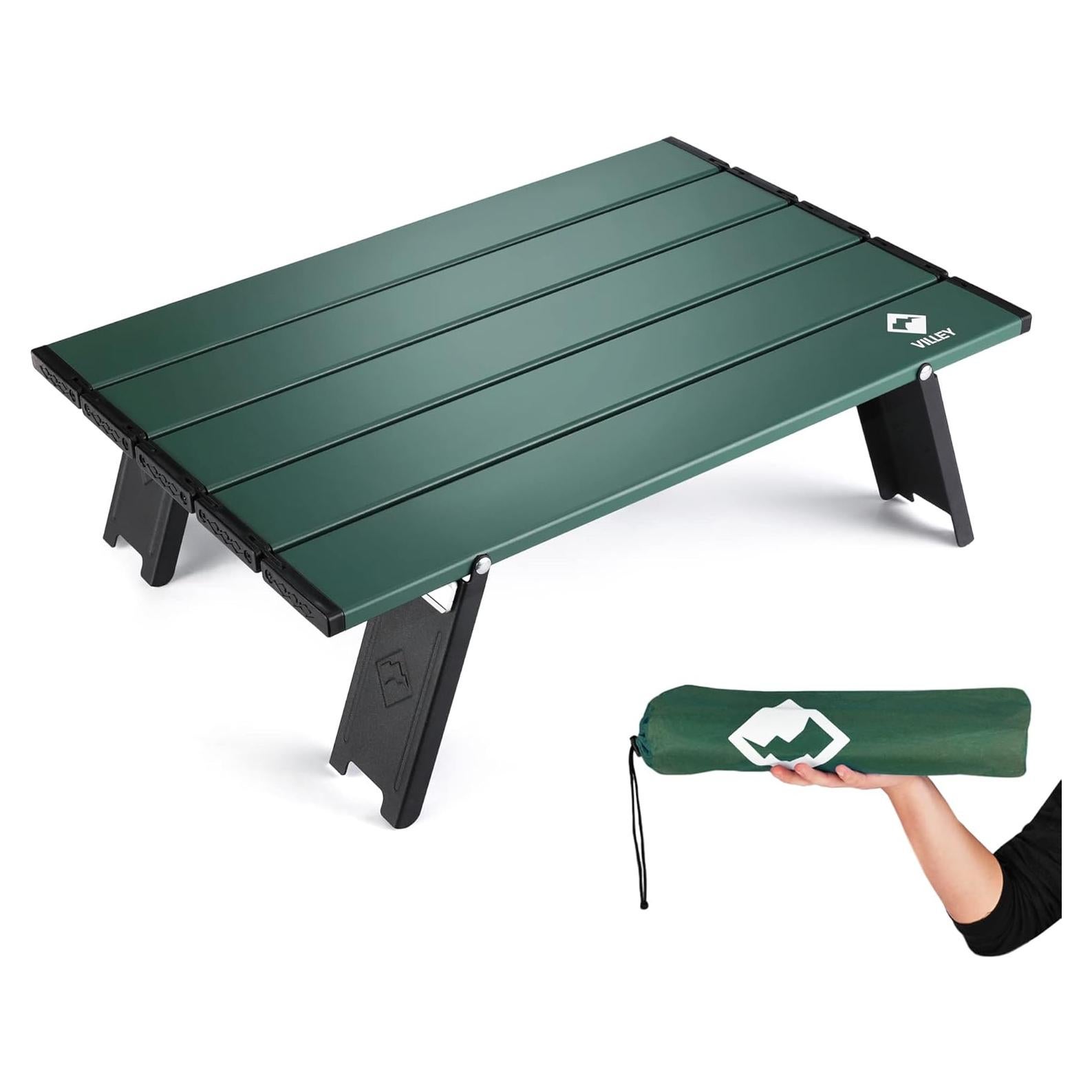 Mesa de Playa Plegable VILLEY Ultraligera 40.64x27.94 cm