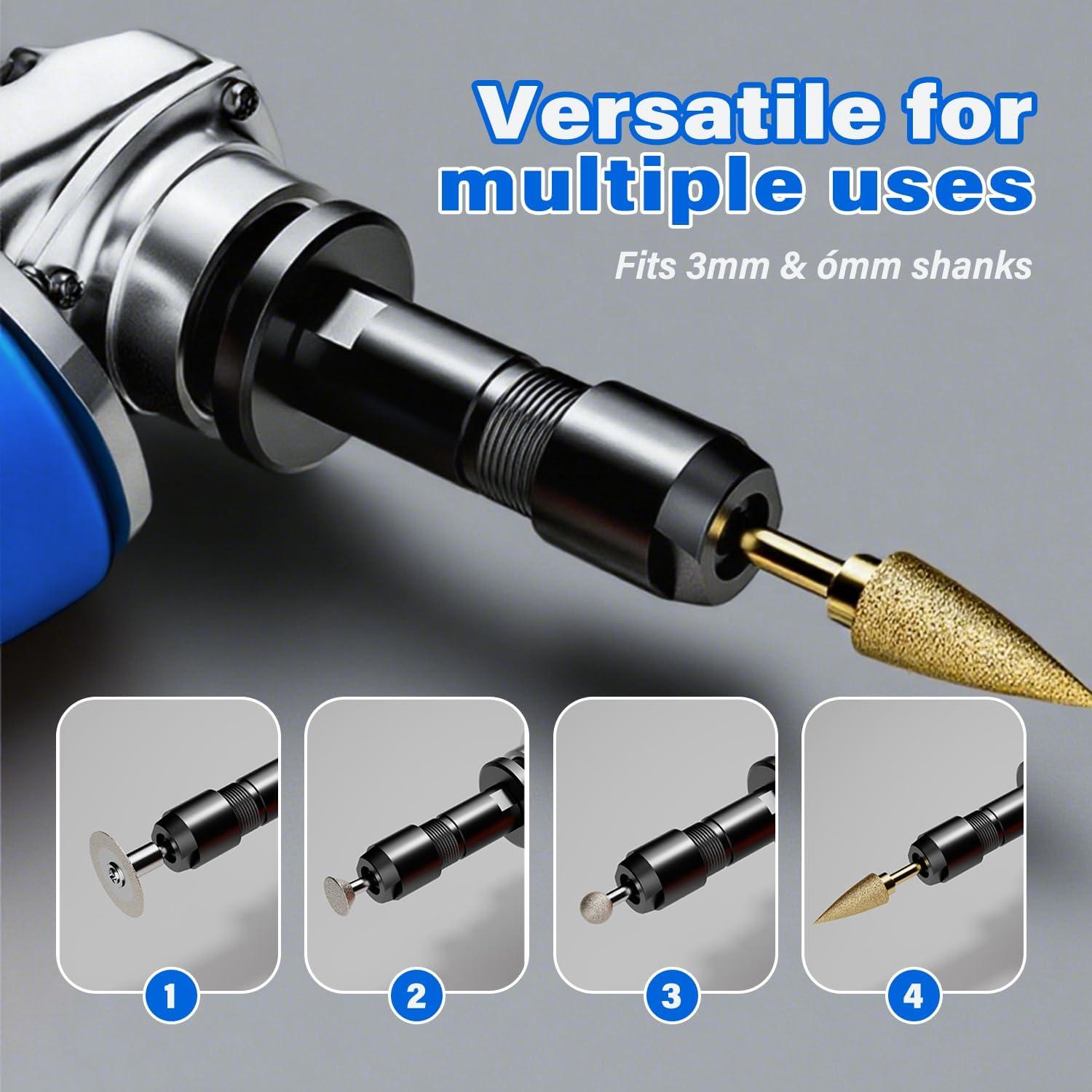 Kit de Adaptadores de Conversión Bssymay para Amoladora Angular 6mm/3mm