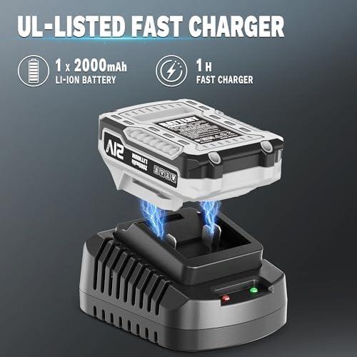 Desmalezadora Inalámbrica ALDIPRO 21V 30.48 cm Batería 2.0Ah