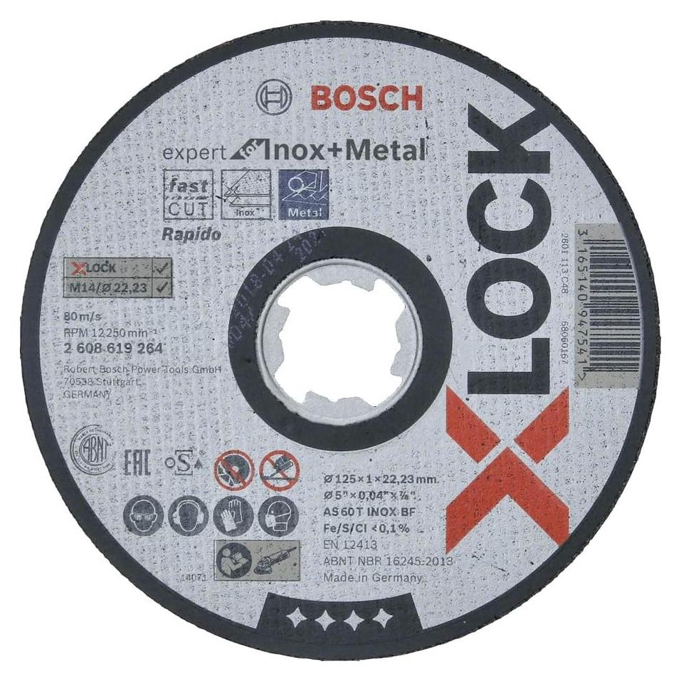 Disco de Corte Bosch Profesional 125 mm Expert para Inox y Metal