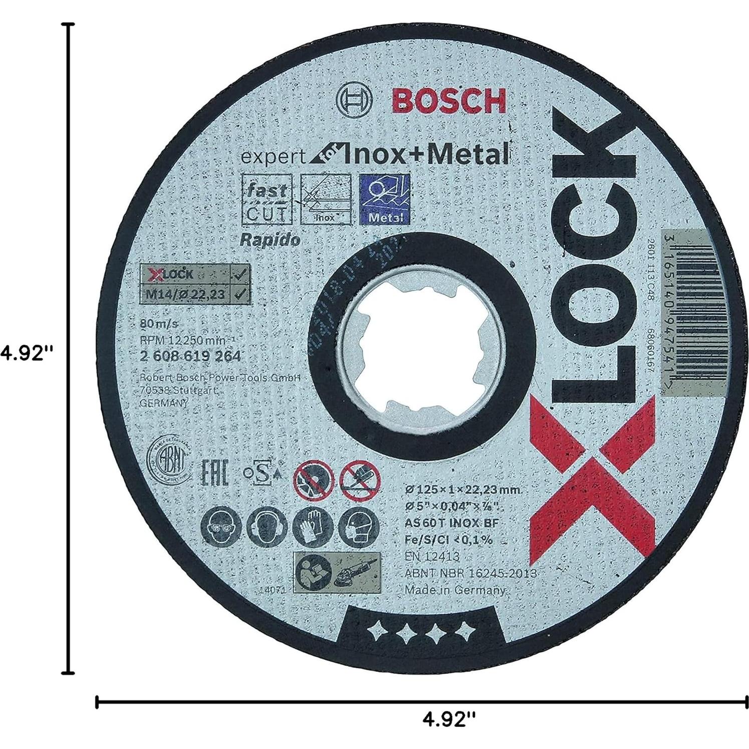 Disco de Corte Bosch Profesional 125 mm Expert para Inox y Metal