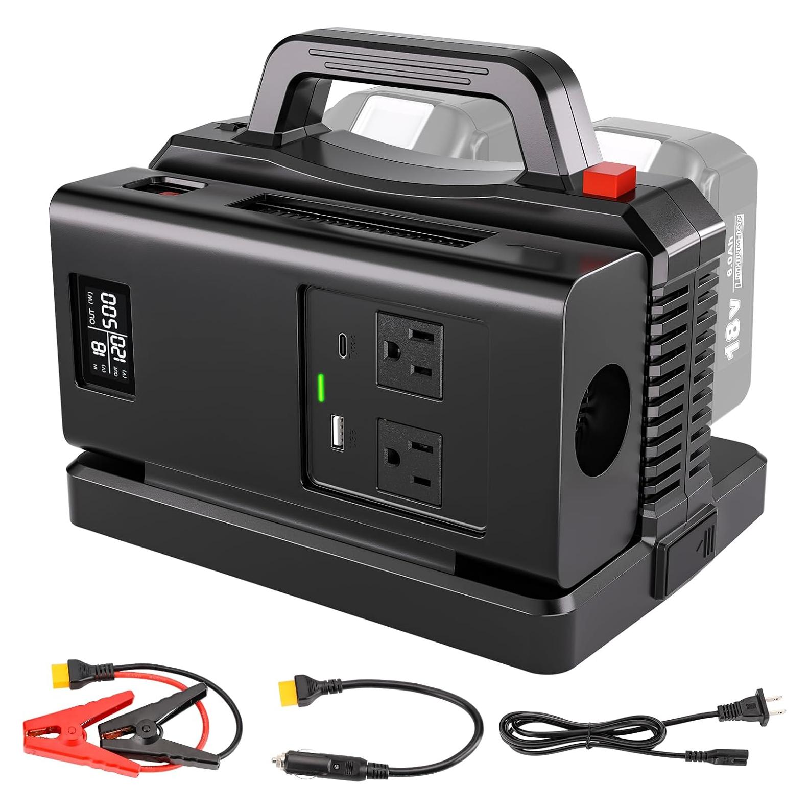 Inversor de Potencia 500W Onda Sinusoidal Pura Makita 18V