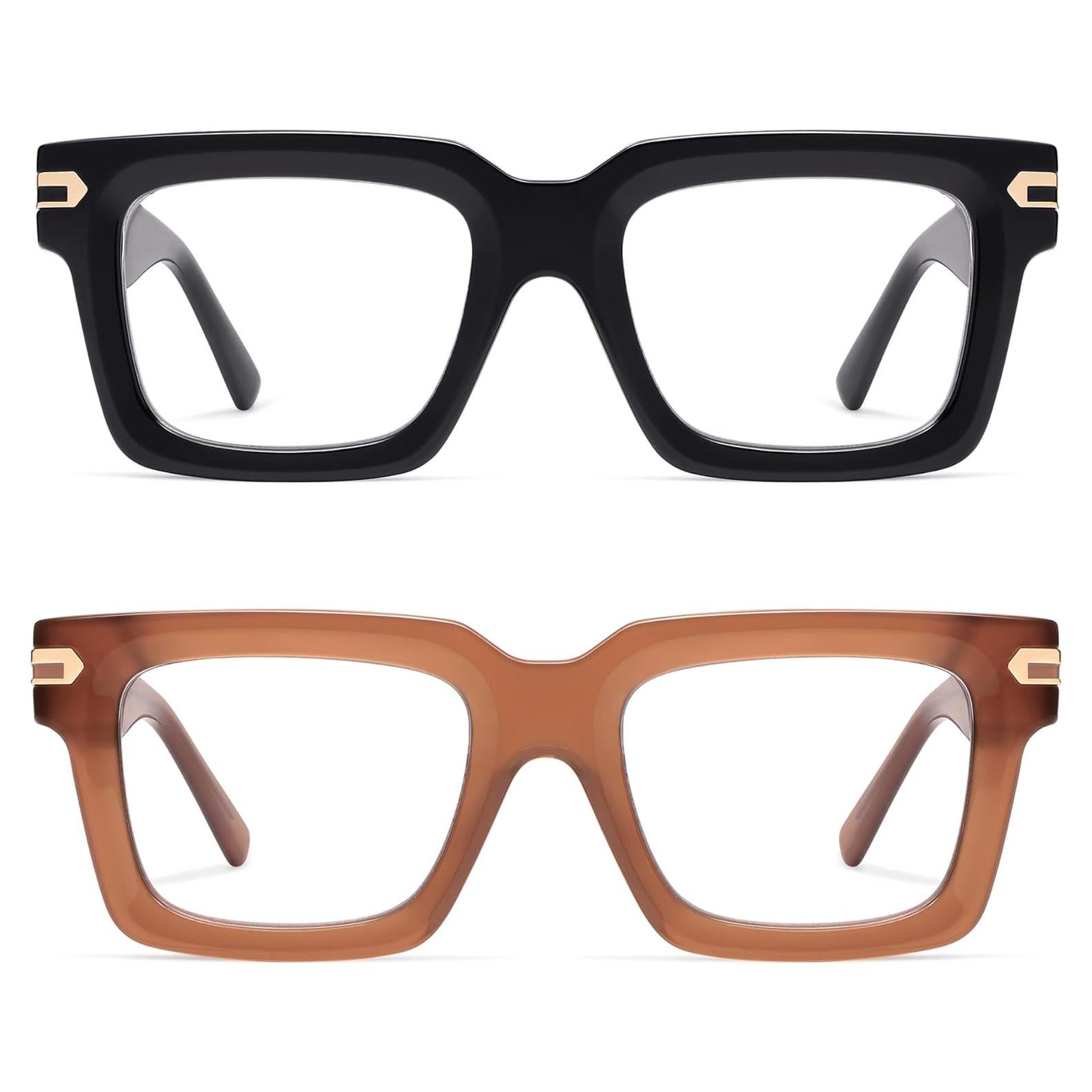 Gafas de Lectura AMOMOMA Cuadradas Unisex con Filtro Luz Azul