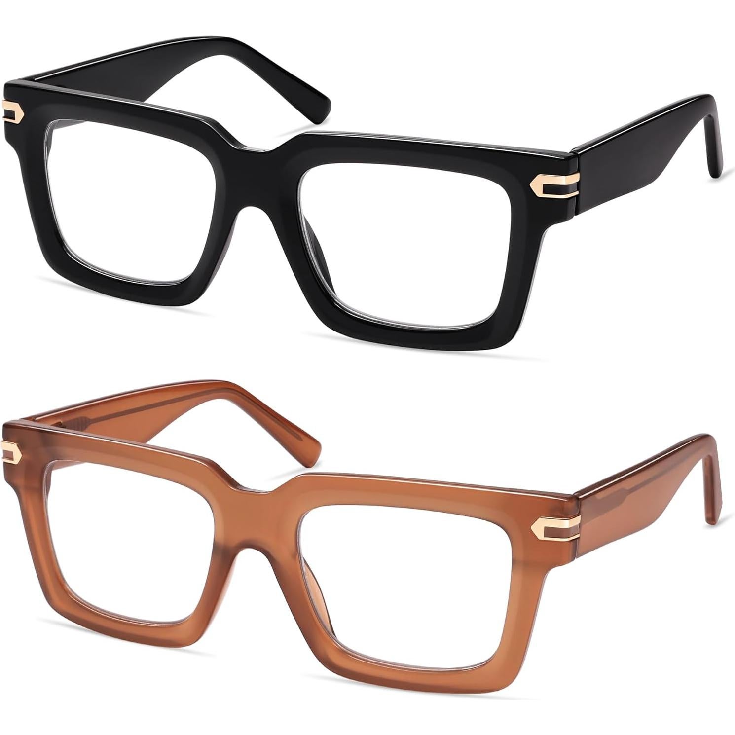 Gafas de Lectura AMOMOMA Cuadradas Unisex con Filtro Luz Azul