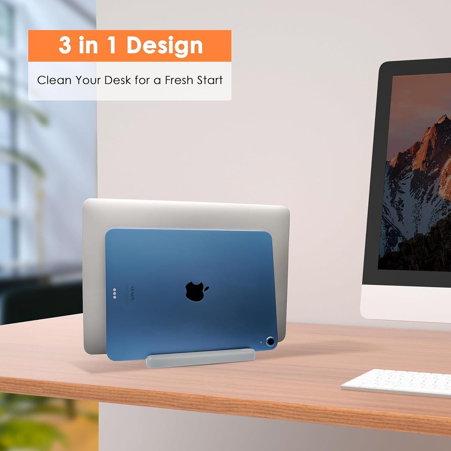 Soporte Vertical para Laptop JIMEJV Ajustable hasta 38 cm