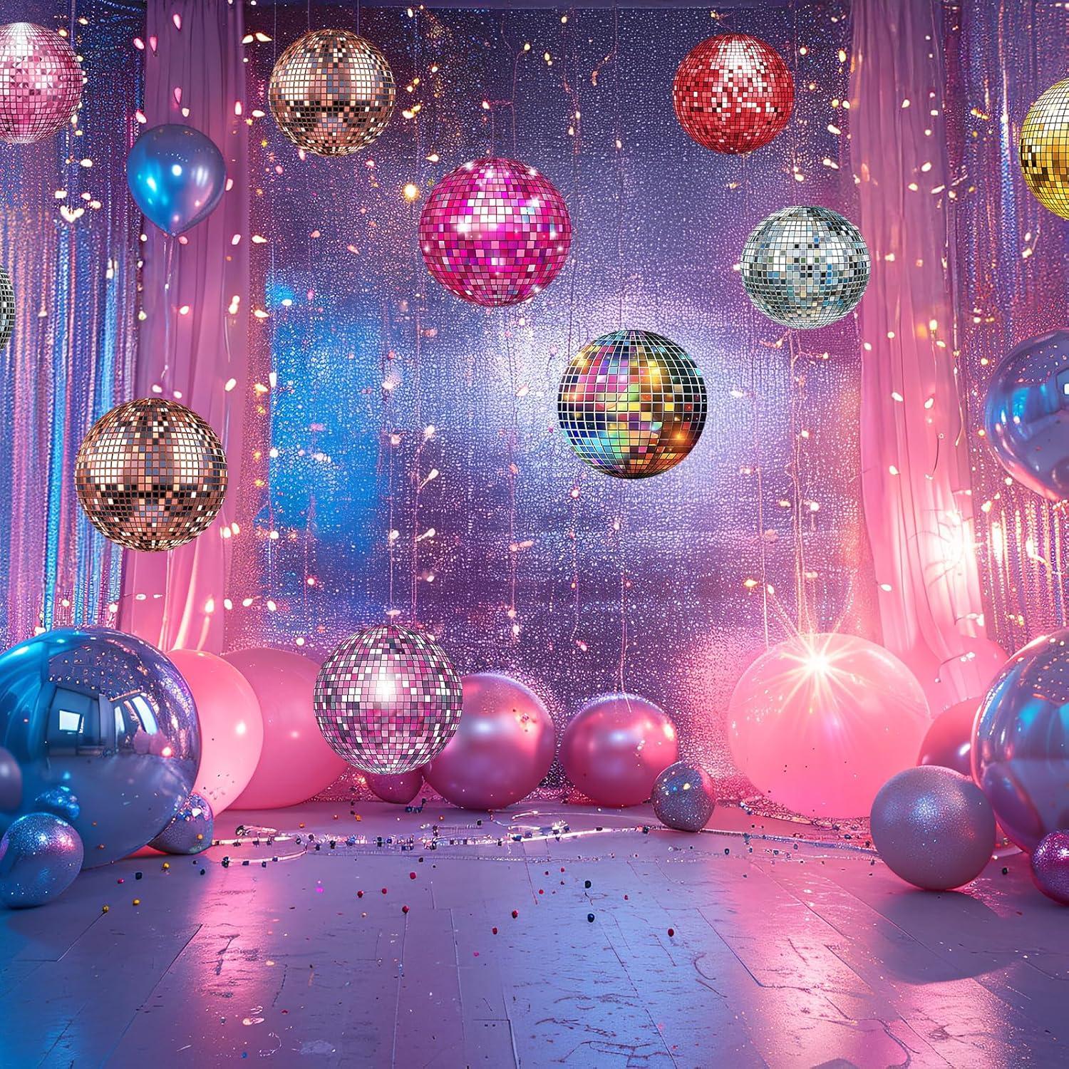 Decoración de Fiesta Disco SamPartyShop - Recorte Neón 17.78x15.24cm