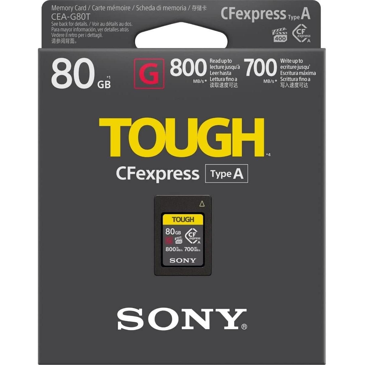 Tarjeta de Memoria Flash Sony CFexpress Tipo A 80GB VPG400