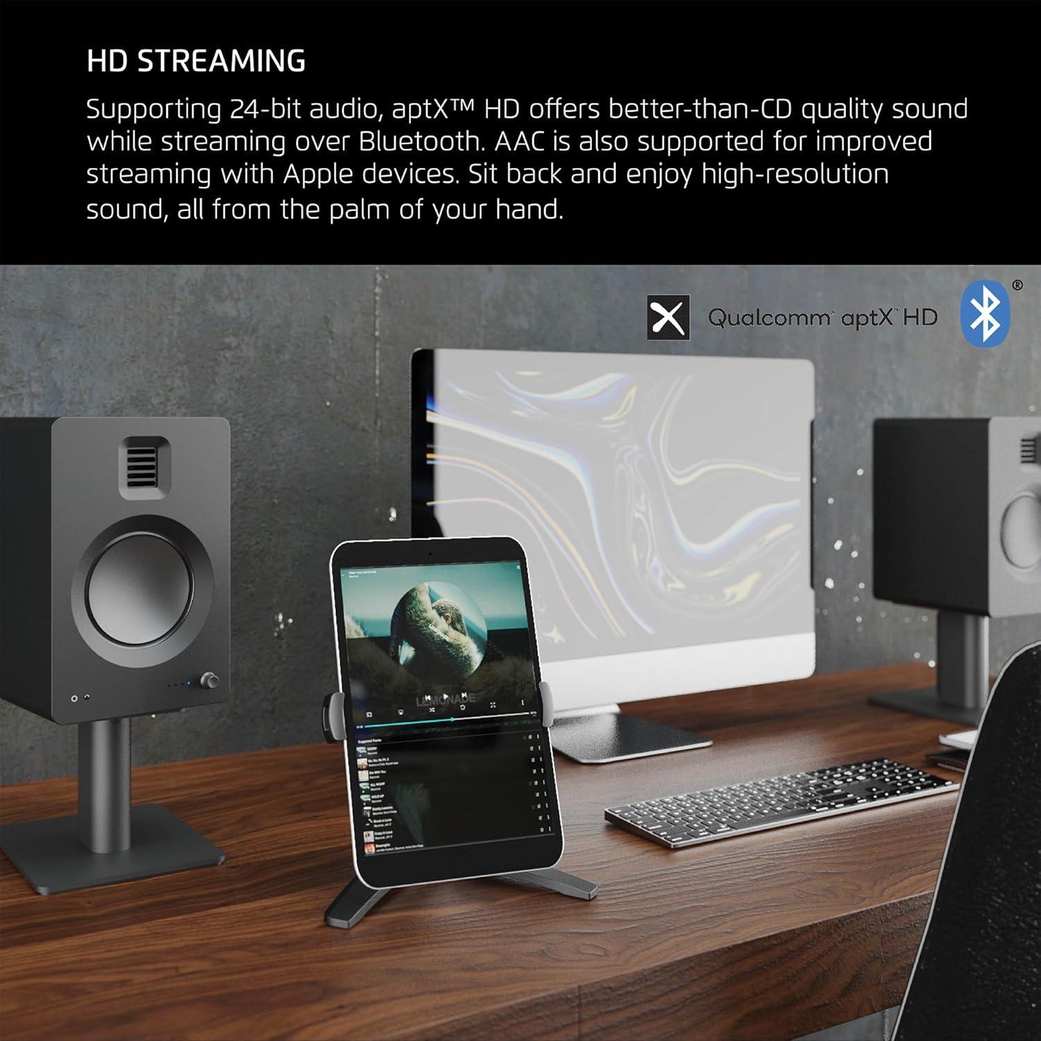 Altavoz Kanto TUK Estantería 5.25" Bluetooth DAC USB Negro