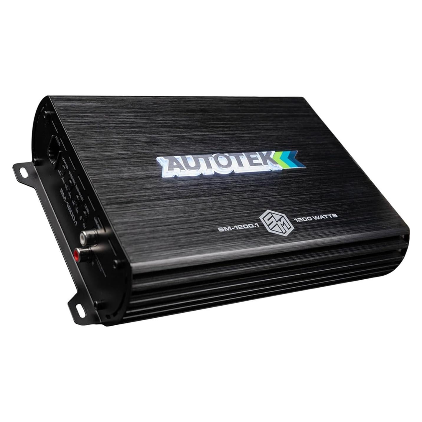 Amplificador de Audio Autotek SM-1200.1 1200W Mono Clase D