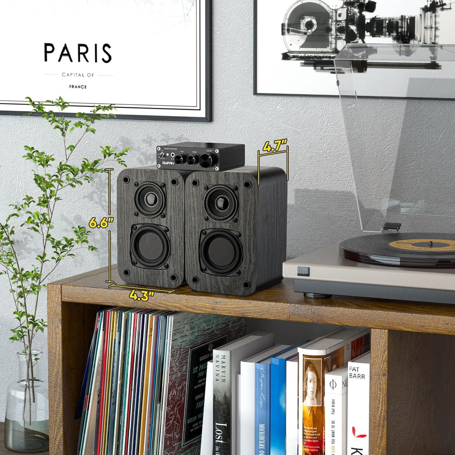 Altavoces de Estantería Pasivos RIOWOIS DS6500M 30W Madera