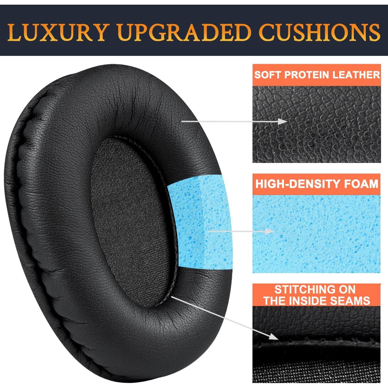 Almohadillas de Repuesto SOULWIT para Auriculares Infrarrojos