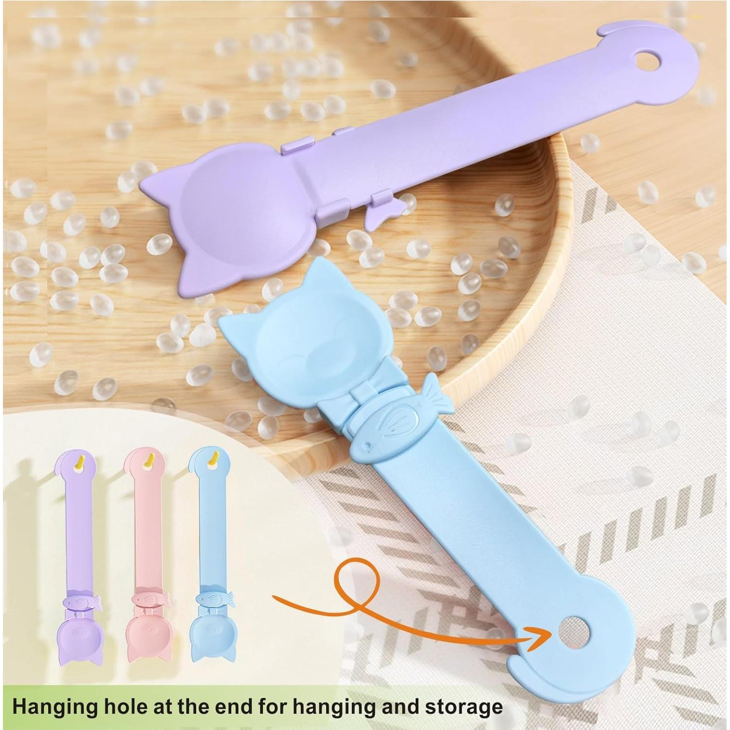 Cucharas para Alimentar Gatos Idepet - 4 Pcs Multifuncionales