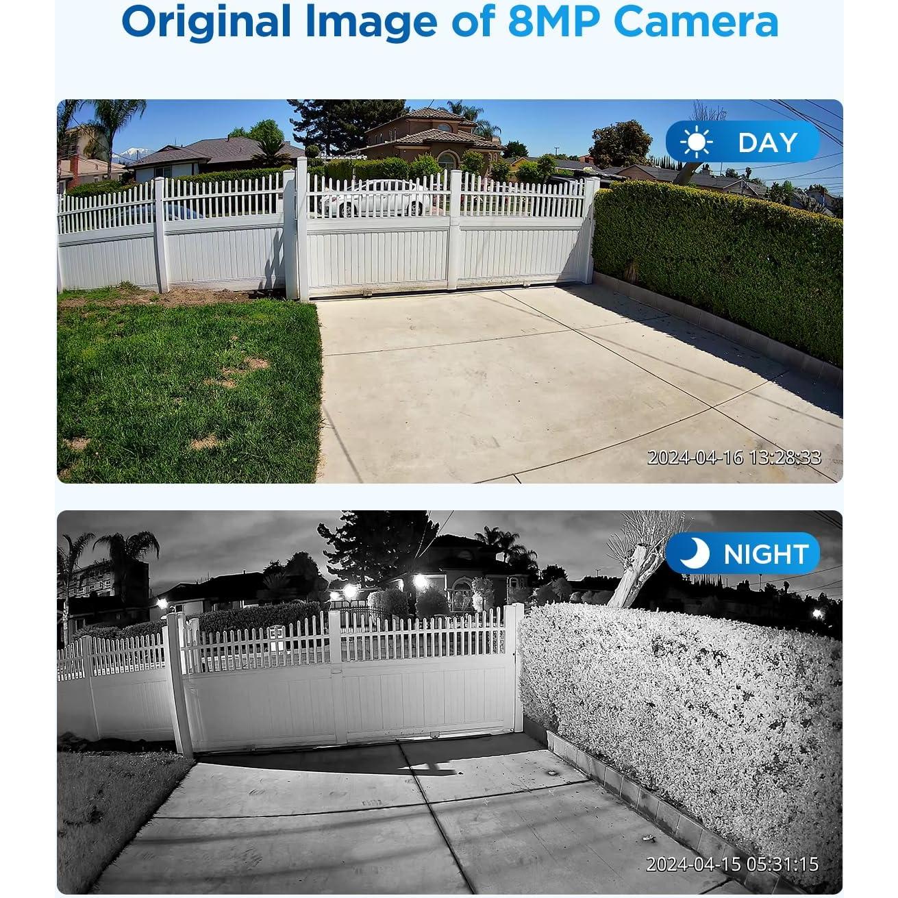 Cámara de Seguridad IP PoE 4COVR 8MP 4K con Audio y Visión Nocturna