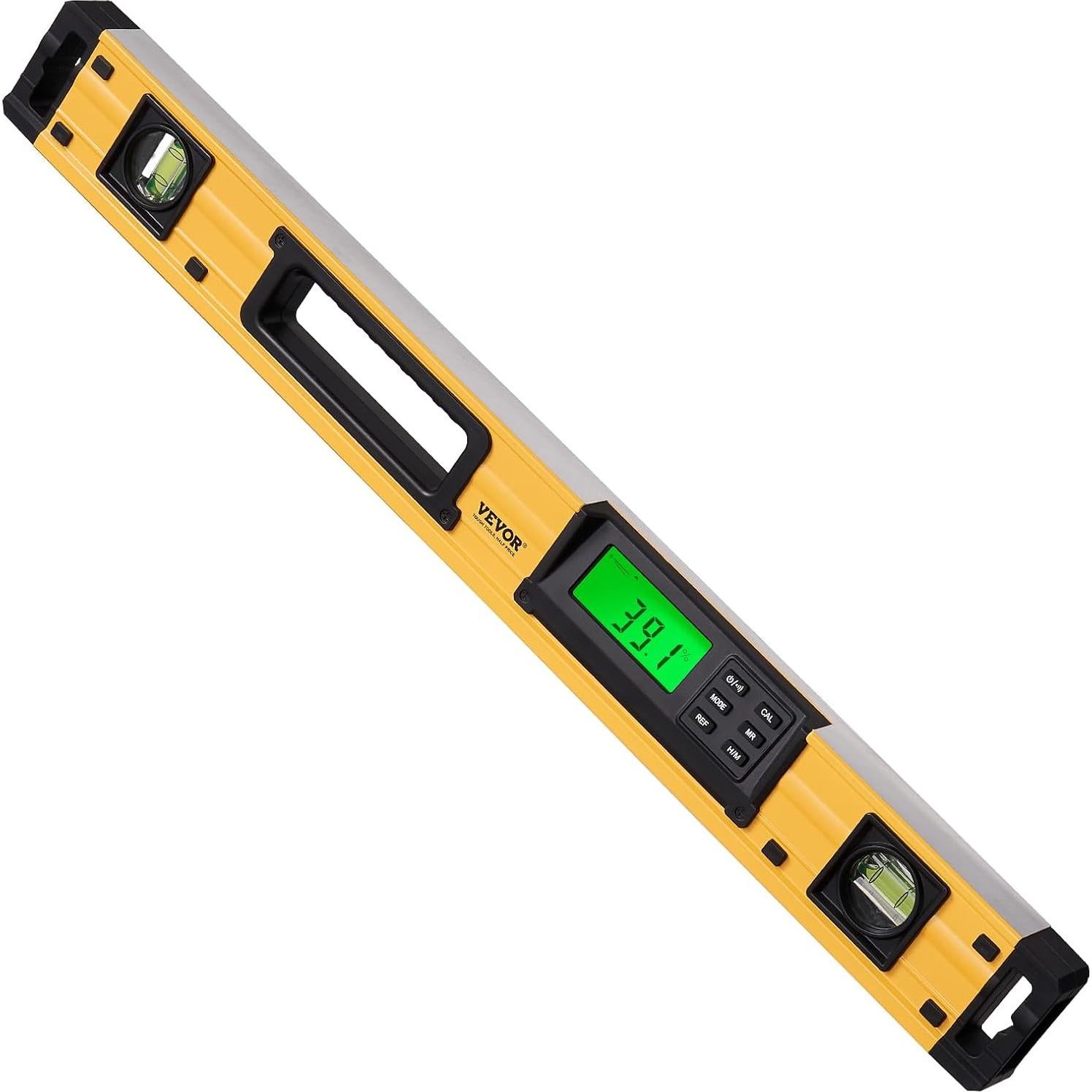 Nivel Torpedo Digital VEVOR 60 cm con Pantalla LED y Sensor