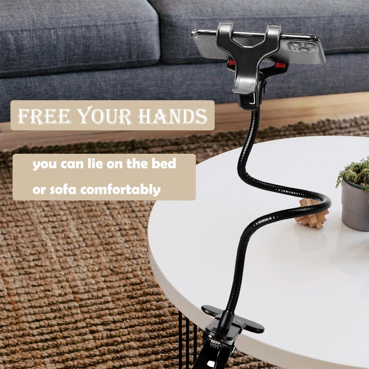 Soporte para Teléfono Selfdee Flexible con Clip Negro