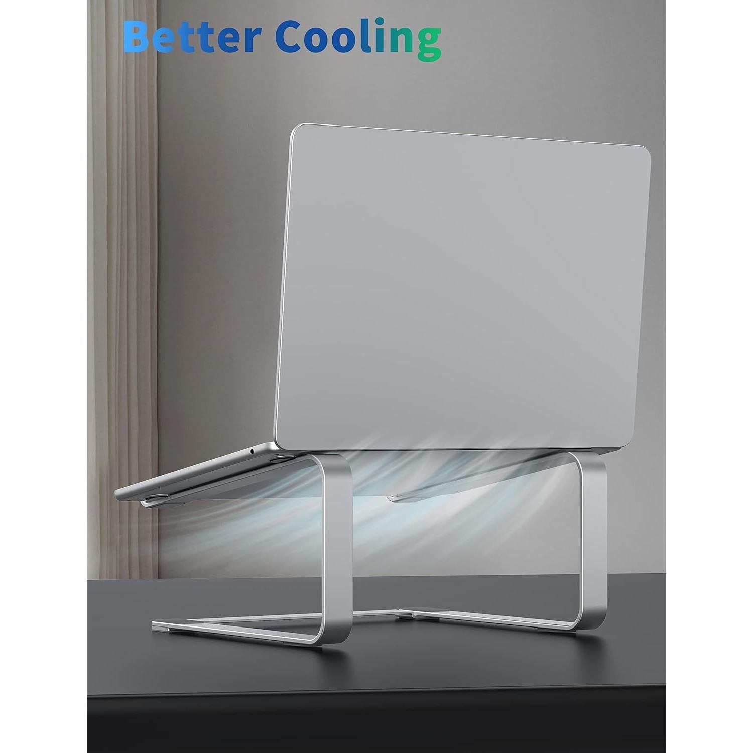 Soporte para Laptop Soundance LLS1 Ergonómico Plata 12-17.3"