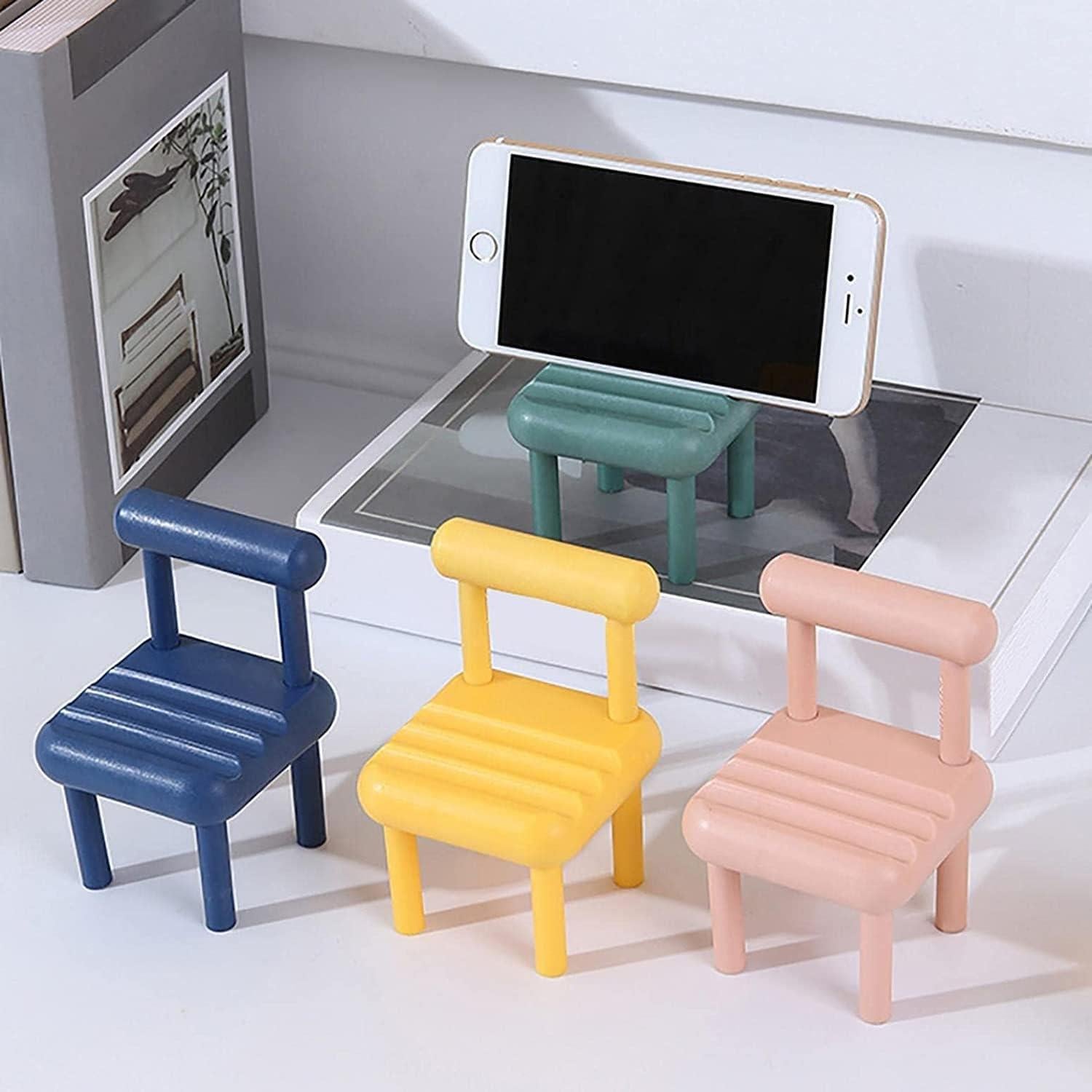 Soporte para Teléfono Móvil Mini Silla Amarillo - YiZi