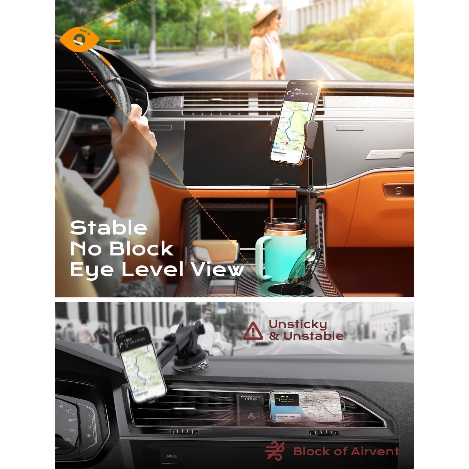 Soporte 2 en 1 para Teléfono y Taza TAZENI Ajustable