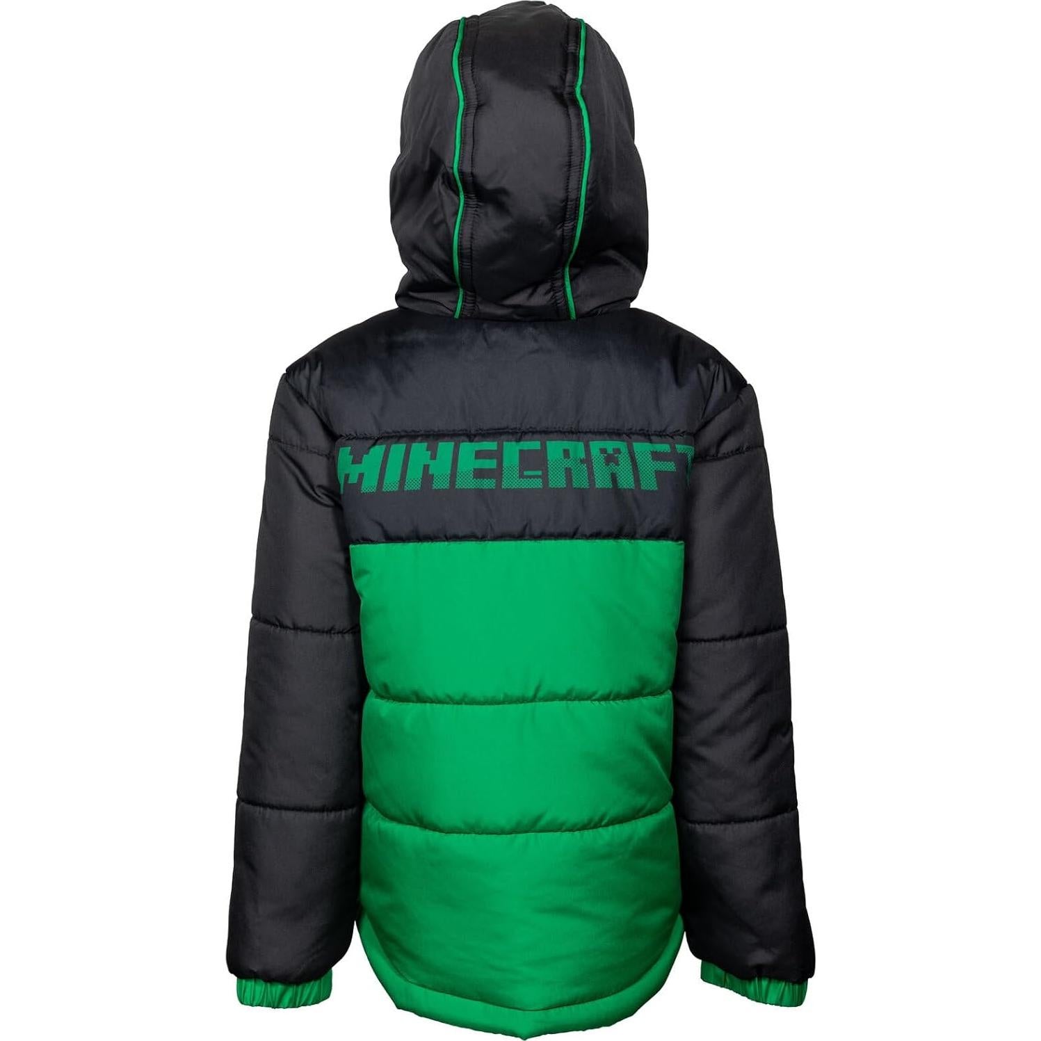 Chaqueta de Invierno Minecraft Creeper para Niños 5-6 años