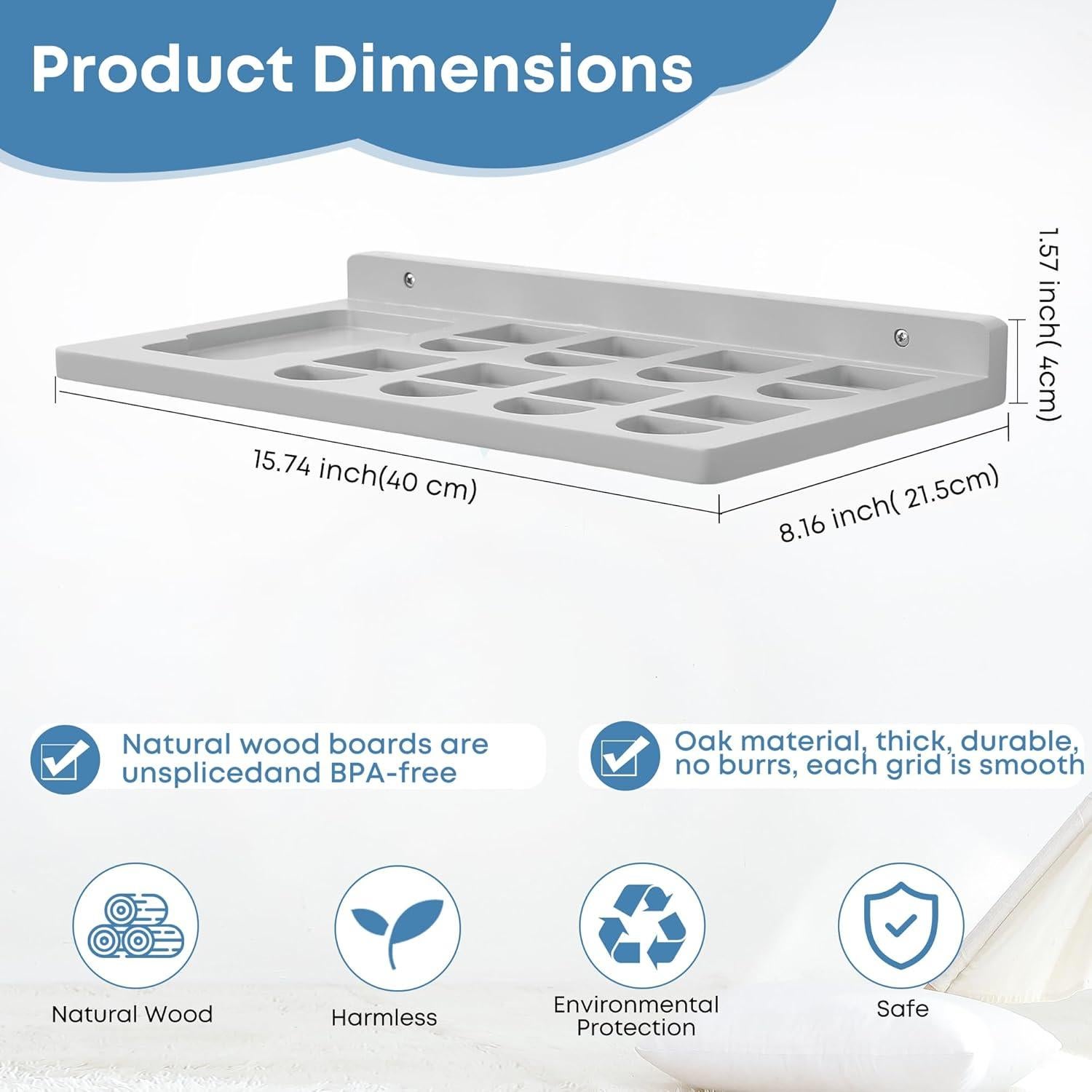 Estante Flotante PHOENANCEE para Little Tikes Proyector Gris