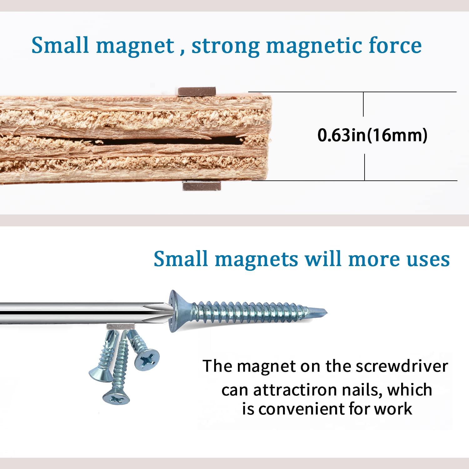 120 Imanes de Neodimio MIN CI 6x3x1.5mm para Manualidades