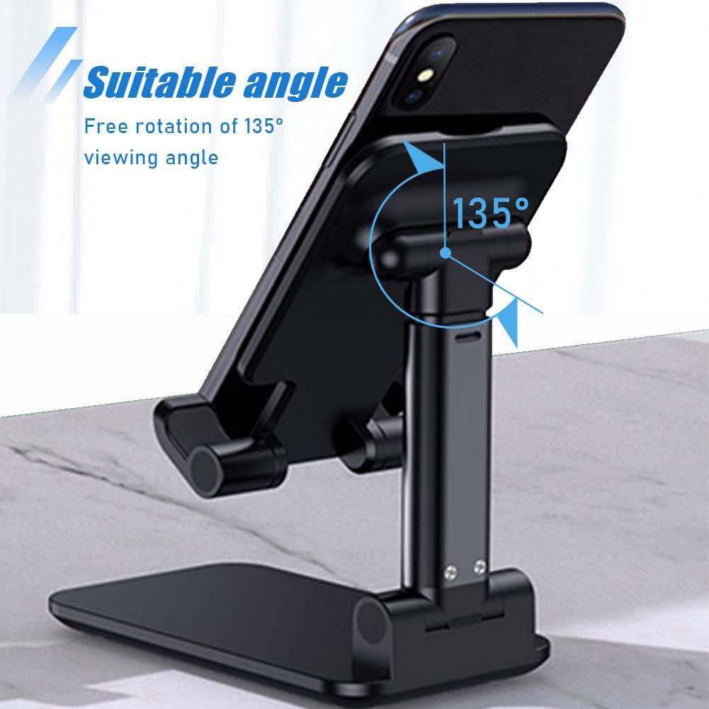 Soporte para Teléfono de Escritorio Meibao MT-6 Plegable Negro
