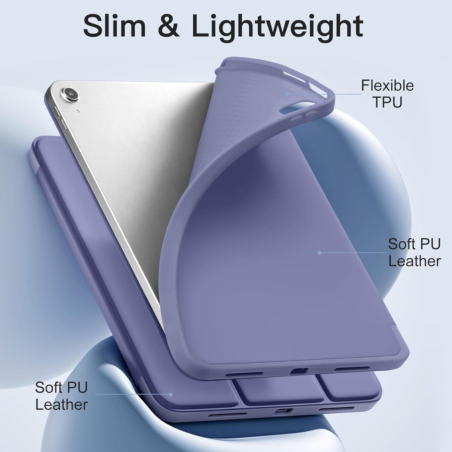 Funda Akkerds para iPad 11" y 10.9" con Soporte Lápiz