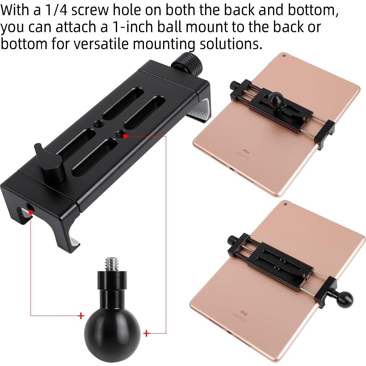 Soporte de Tableta Aluminio 360° para iPad 12.9"