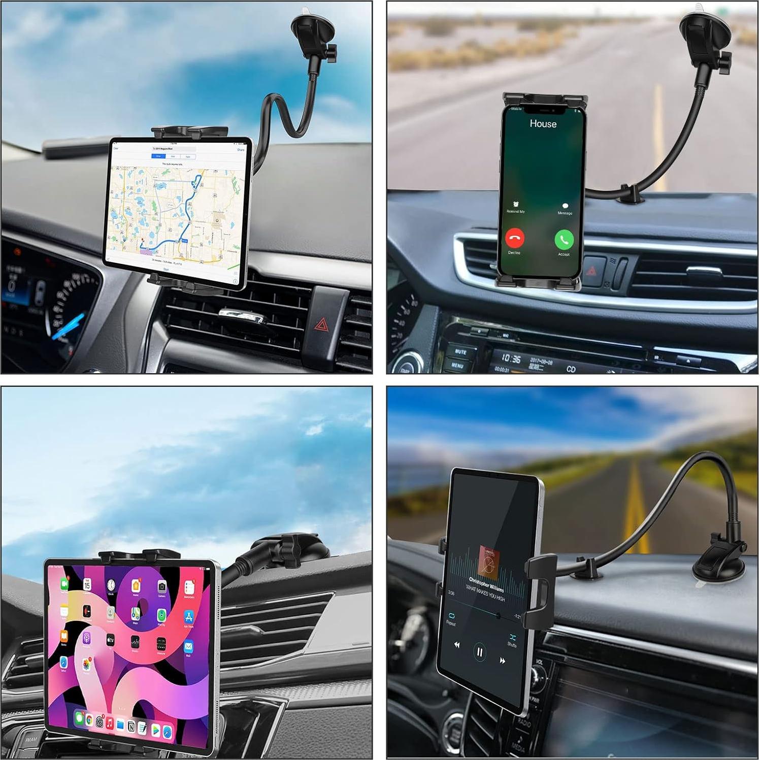 Soporte para Tablet Xishwon 33 cm Ventosa 360° para Coche