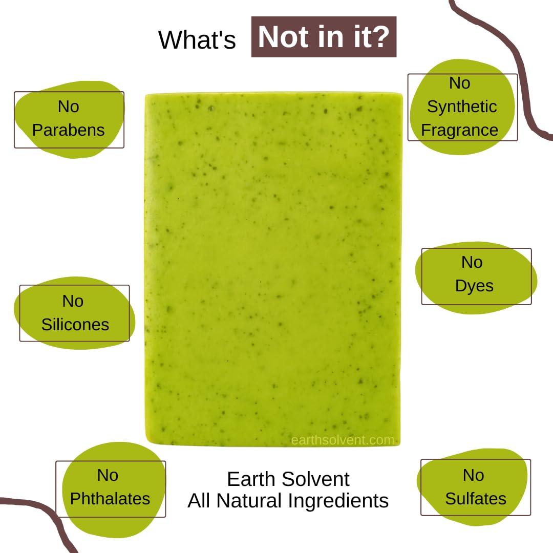 Jabón de Moringa Limón Earth Solvent 113 g - Antienvejecimiento