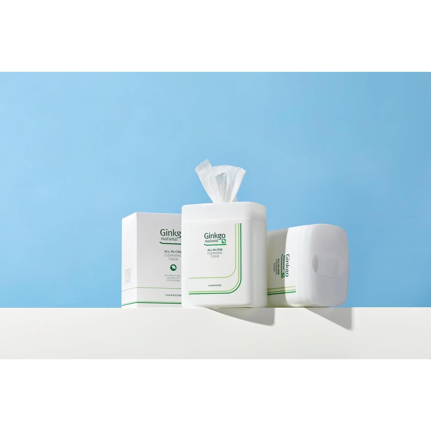 Toallitas Limpiadoras Charmzone Ginkgo 110 Hojas Hidratantes