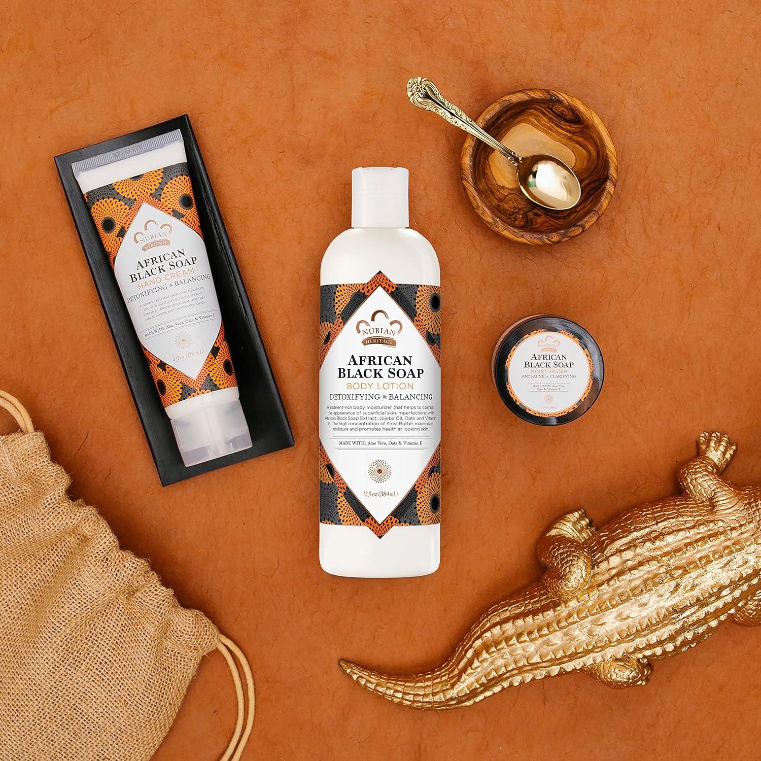 Loción Corporal Nubian Heritage Jabón Negro Africano 368.5 ml