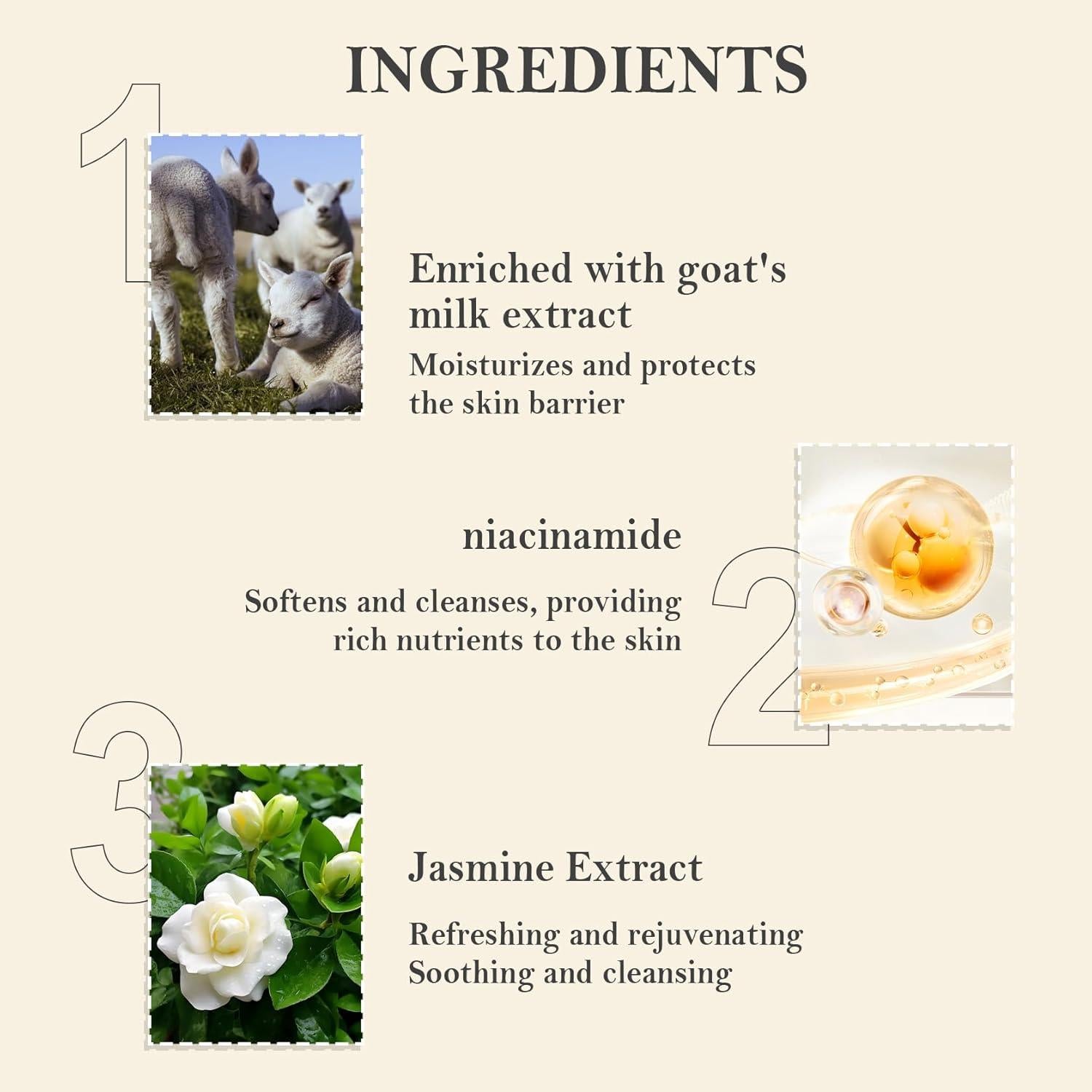 Gel de Ducha Hidratante Leche de Cabra DWDiWen 500ml